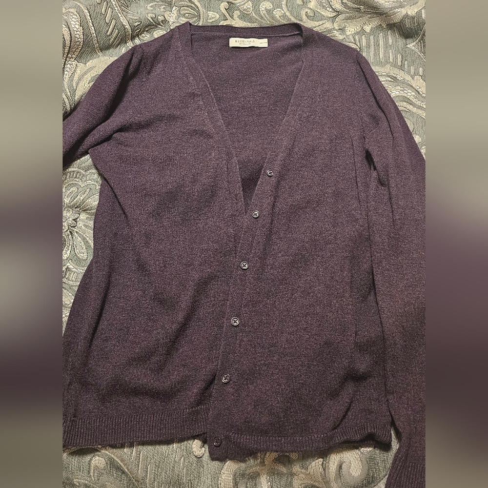 Reitmans Essentials Deep Purple Women's Cardigan